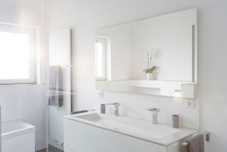 bathroom in an essential home