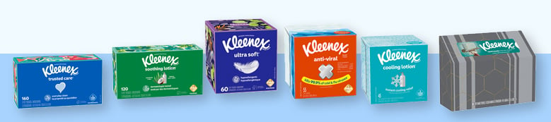 Les mouchoirs Kleenex retirés des étagères au Canada