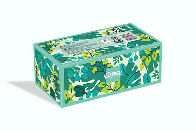Kleenex® Tissues With Lotion Rectangular Box