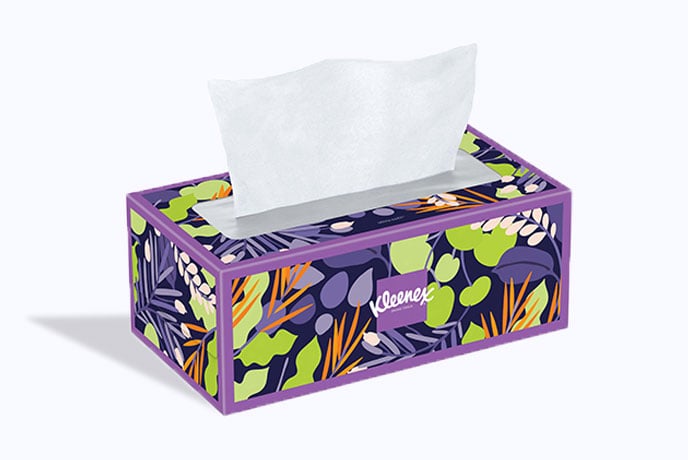 Kleenex Ultra Soft Facial Tissues, 3 Thick Layers for Softness & Strength,  Hypoallergenic, 4 Flat Boxes, 120 White Tissues per Box, 3-Ply (480 Total)  