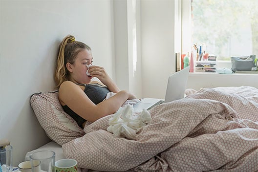 Kleenex® 3-Ply Tissue softness when caring for Red Noses