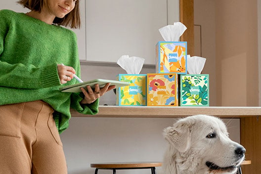 Kleenex® Tissues that have designs for every season