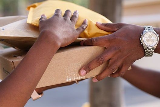 Kleenex® Trusted Care® Rectangle Box Tissues getting delivered 