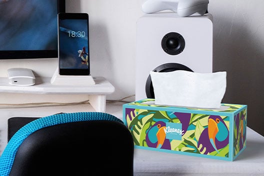 Facial Tissue Rectangular Ultra Soft™ Gentle Facial Tissues Rectangular Box | Kleenex® US