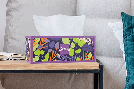 Facial Tissue Rectangular Ultra Soft™ Gentle Facial Tissues Rectangular Box | Kleenex® US