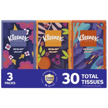 Kleenex® Ultra Soft™ On-The-Go Facial Tissues - Pocket Pack