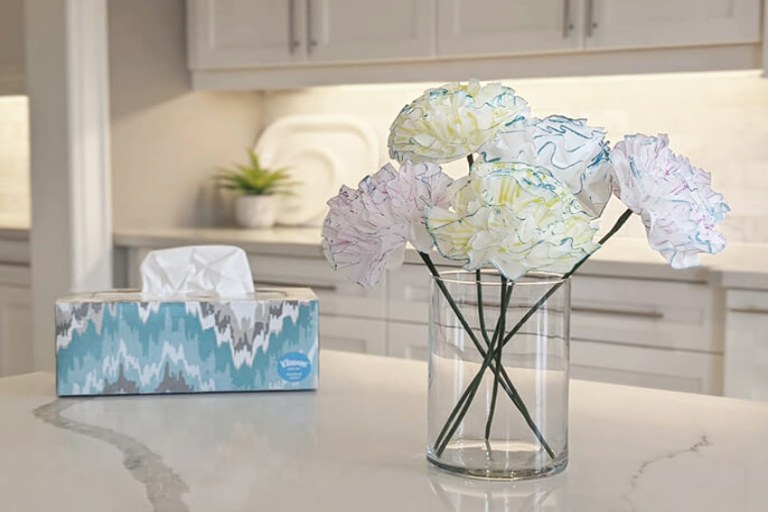 DIY Toilet Paper Storage Using a Glass Vase - Design Improvised