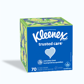 Kleenex® Trusted Care® Facial Tissues -  Upright Box