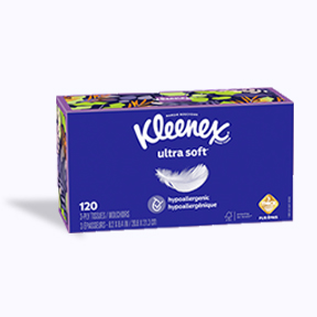 Kleenex® Ultra Soft™  Facial Tissues - Flat Box