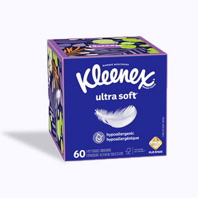 Kleenex® Ultra Soft™  Facial Tissues -  Upright Box